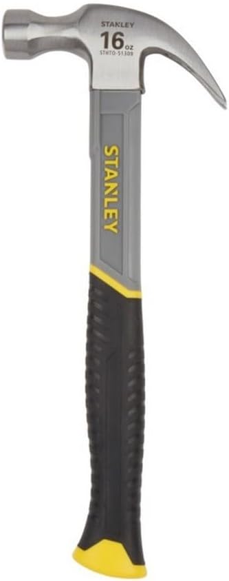STANLEY 450g Curve-Claw Fibreglass Hammer, STHT0-51309