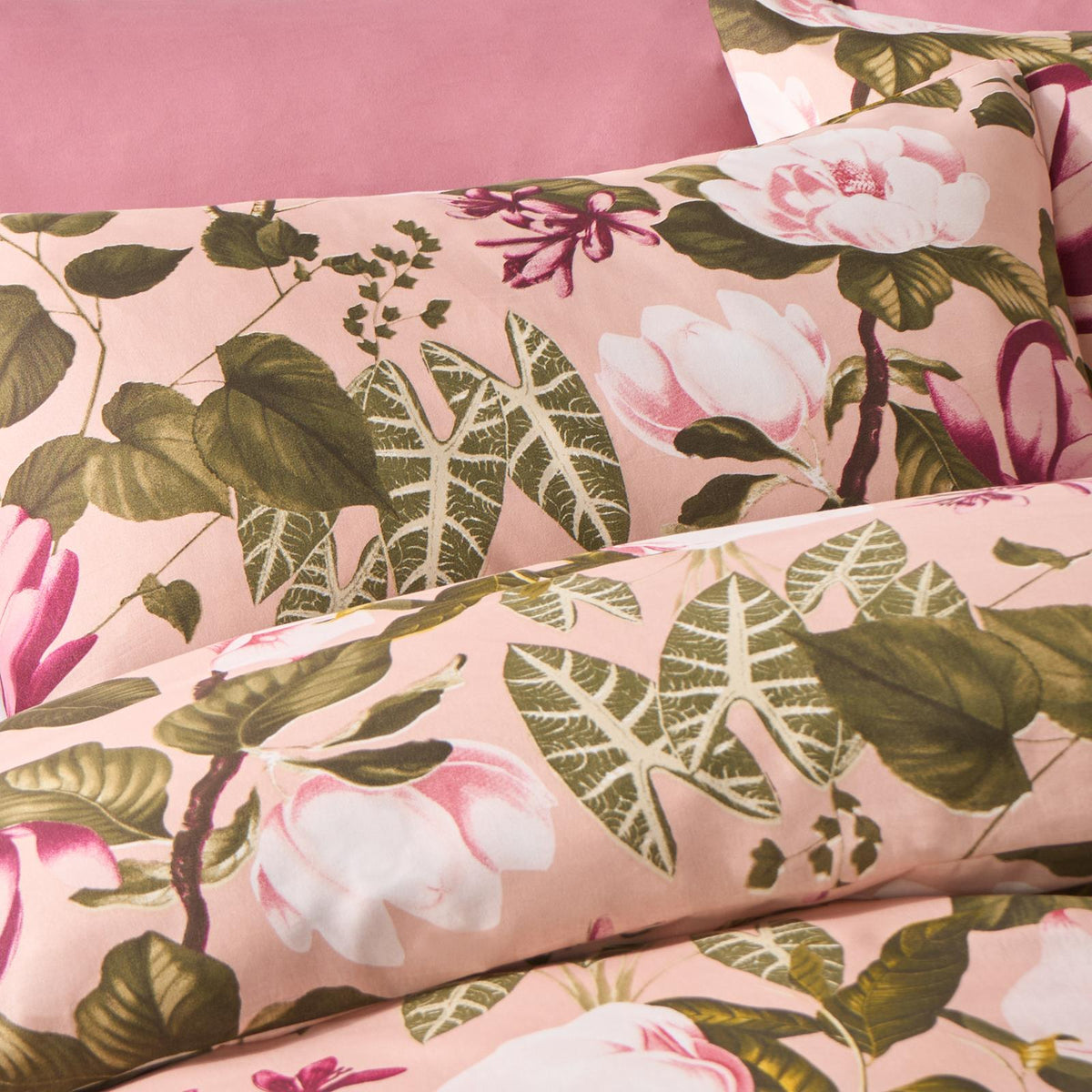 Floral Duvet Cover Quilt Bedding Set Reversible with Pillowcase Double King Size