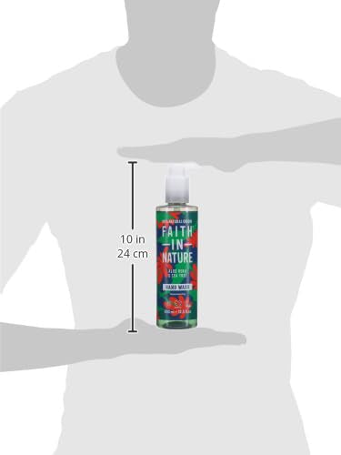 Faith In Nature Natural Aloe Vera and Tea Tree Hand Wash, Nourishing, Vegan and Cruelty Free, No SLS or Parabens, 400 ml