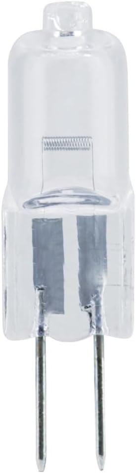 2 x Eveready G4 20W 12V Halogen Capsule Light Bulbs, Dimmable Lamps, 240 Lumen, 2000 Hours Life, Clear Finish