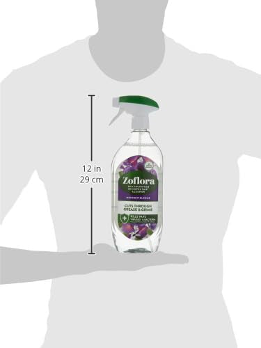 Zoflora Midnight Blooms Multipurpose Cleaner Trigger Spray Bottle, 800ml