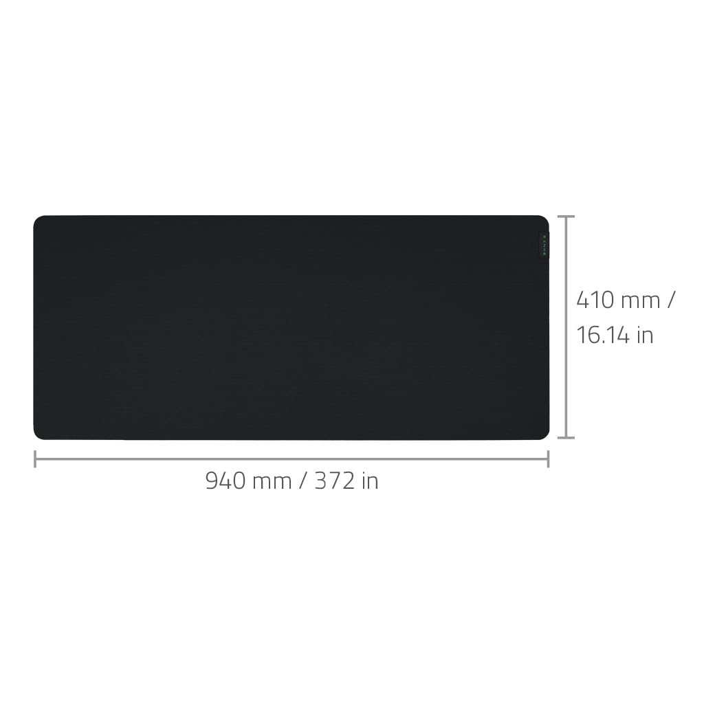 Razer Gigantus V2 Large - Soft Large Gaming Mouse Mat for Speed and Control (Non-Slip Rubber, Textured Micro-Weave Cloth, 45 x 40 x 0.3cm) Black
