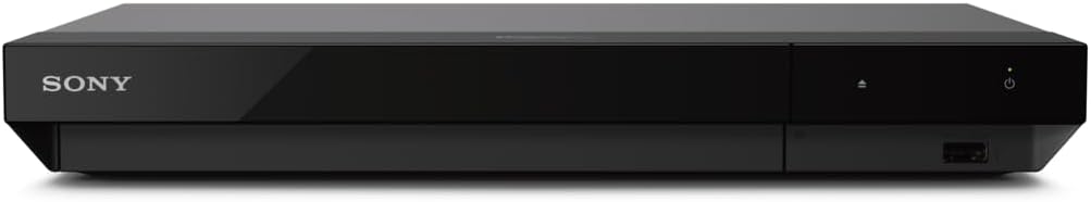 Sony UBP-X700K 4K Ultra HD Blu-ray Disc Player – High Resolution Audio, HDR10, Dolby Vision, Advanced upscaling, Universal player, HDMI & Coaxial SPDIF, User-friendly UX