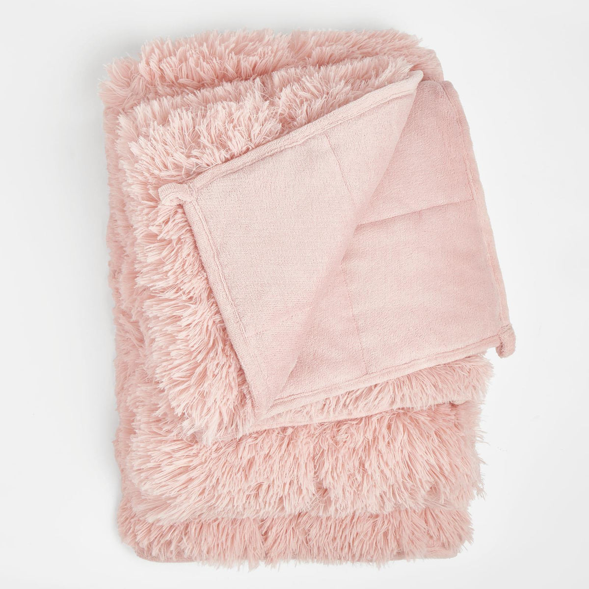 OHS Fluffy Fleece Weighted Blanket Sensory Adult Sleep Anxiety Soft Throw