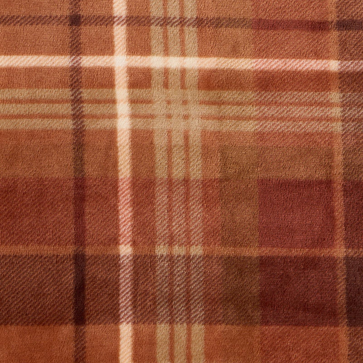 OHS Tartan Throw Sherpa Fleece Plush Flannel Blanket Warm Xmas Soft Bedspread