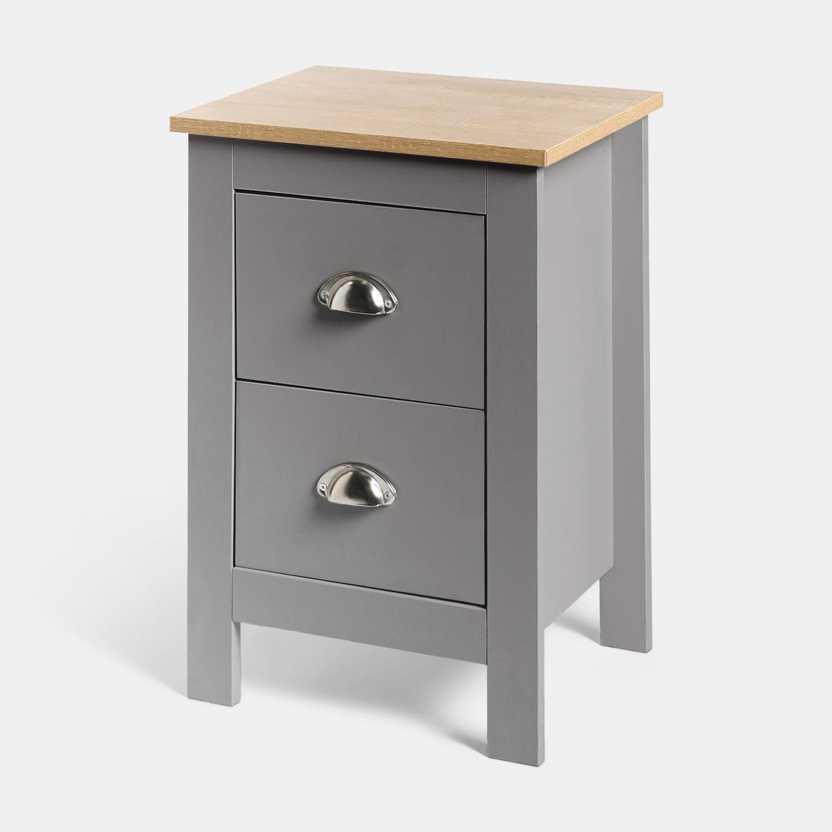 OHS Chicago Bedside Table 2/3 Drawer Hallway Cabinet Nightstand Unit Home Decor
