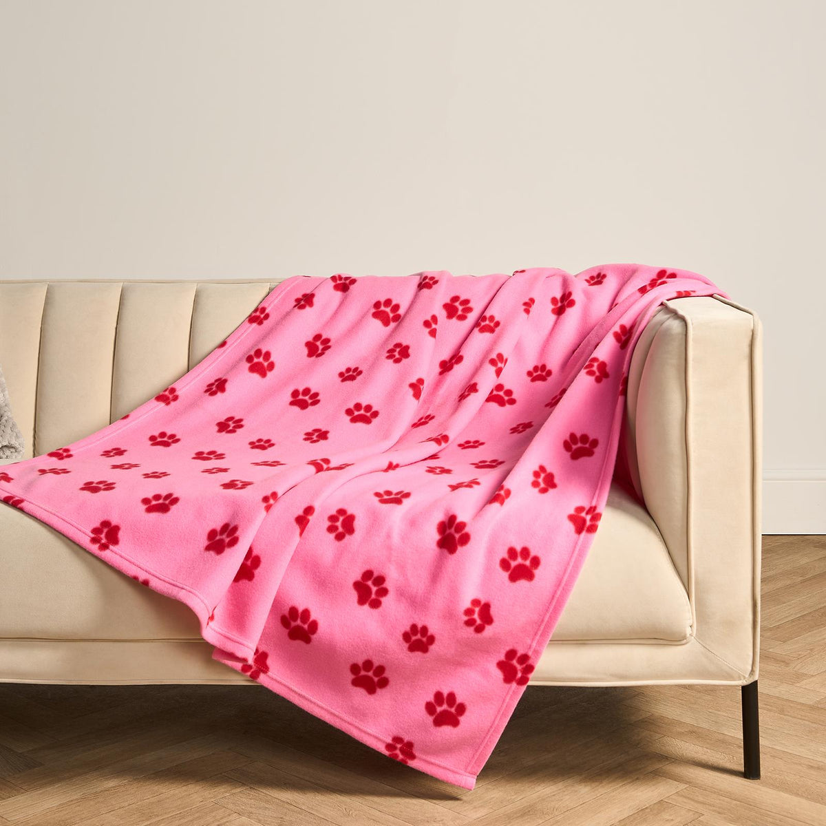 OHS Pet Blanket Dog Warm Fleece Cat Throw Paw Puppy Animal Soft Mat