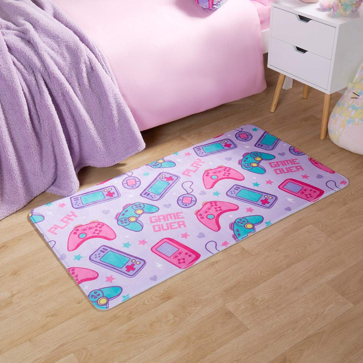 Kids Rug Supersoft Washable Gaming Rugs Bedroom Living Room Non Slip Carpet Mat