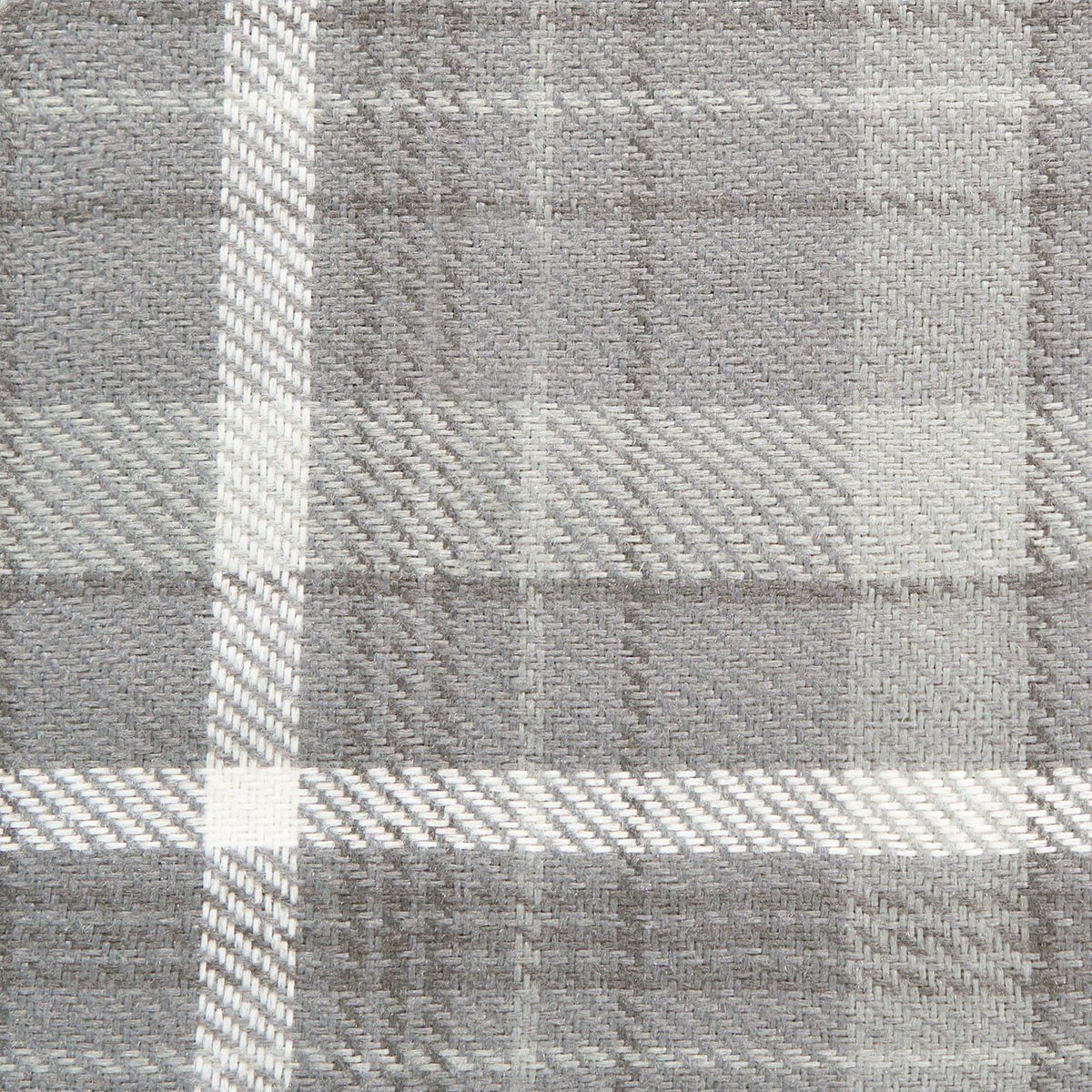 OHS Check Eyelet Curtains Pair Thermal Ring Top Textured Woven Ready Made