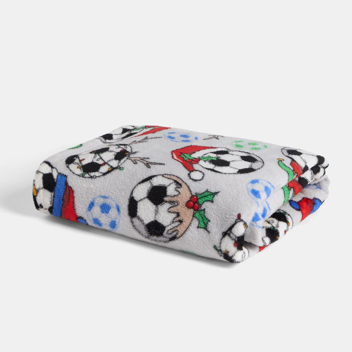 OHS Xmas Flannel Throw Kids Soft Fleece Travel Blanket Winter Thermal Bedspread