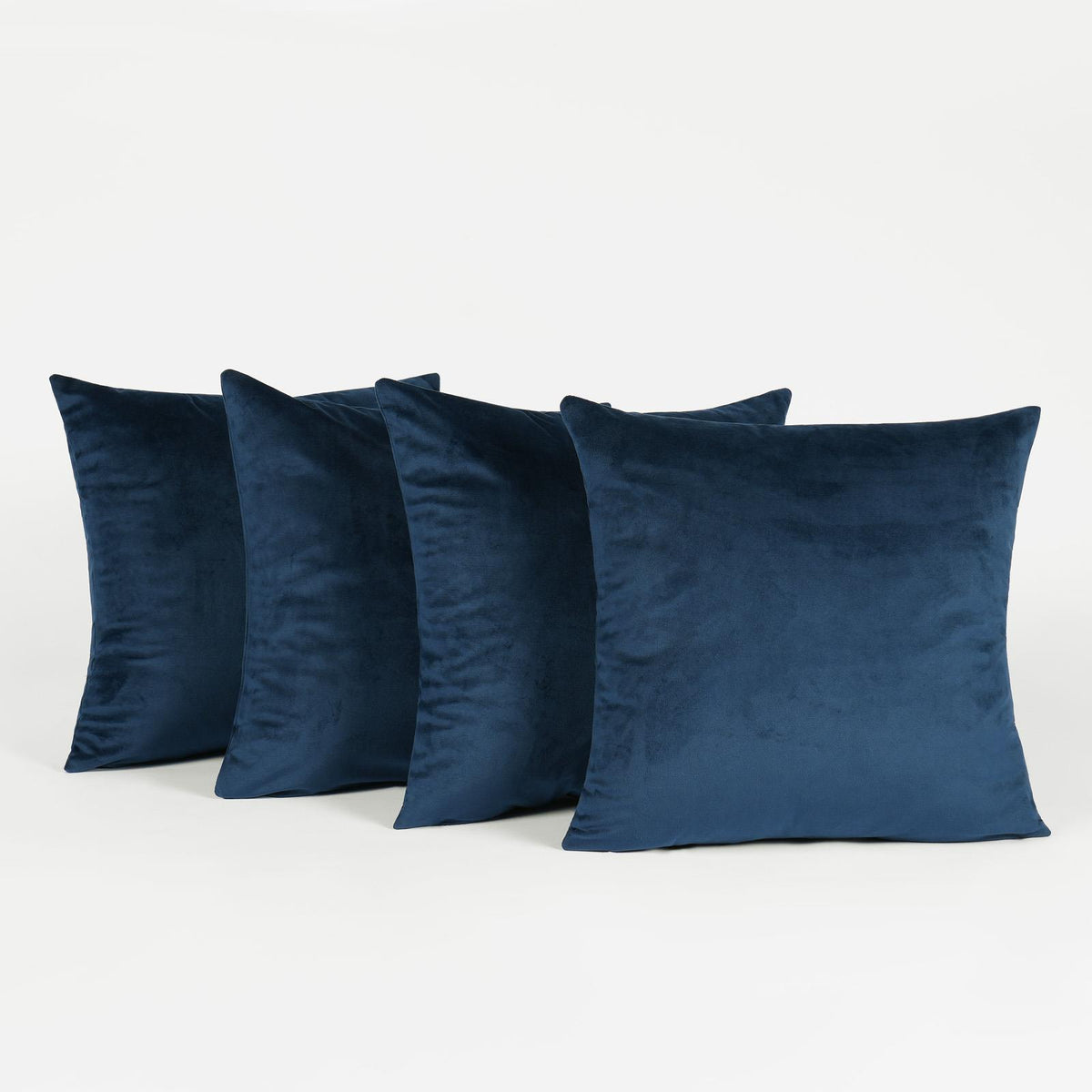 OHS Matte Velvet Cushion Covers Super Soft Luxury Square Pillowcases Multipack