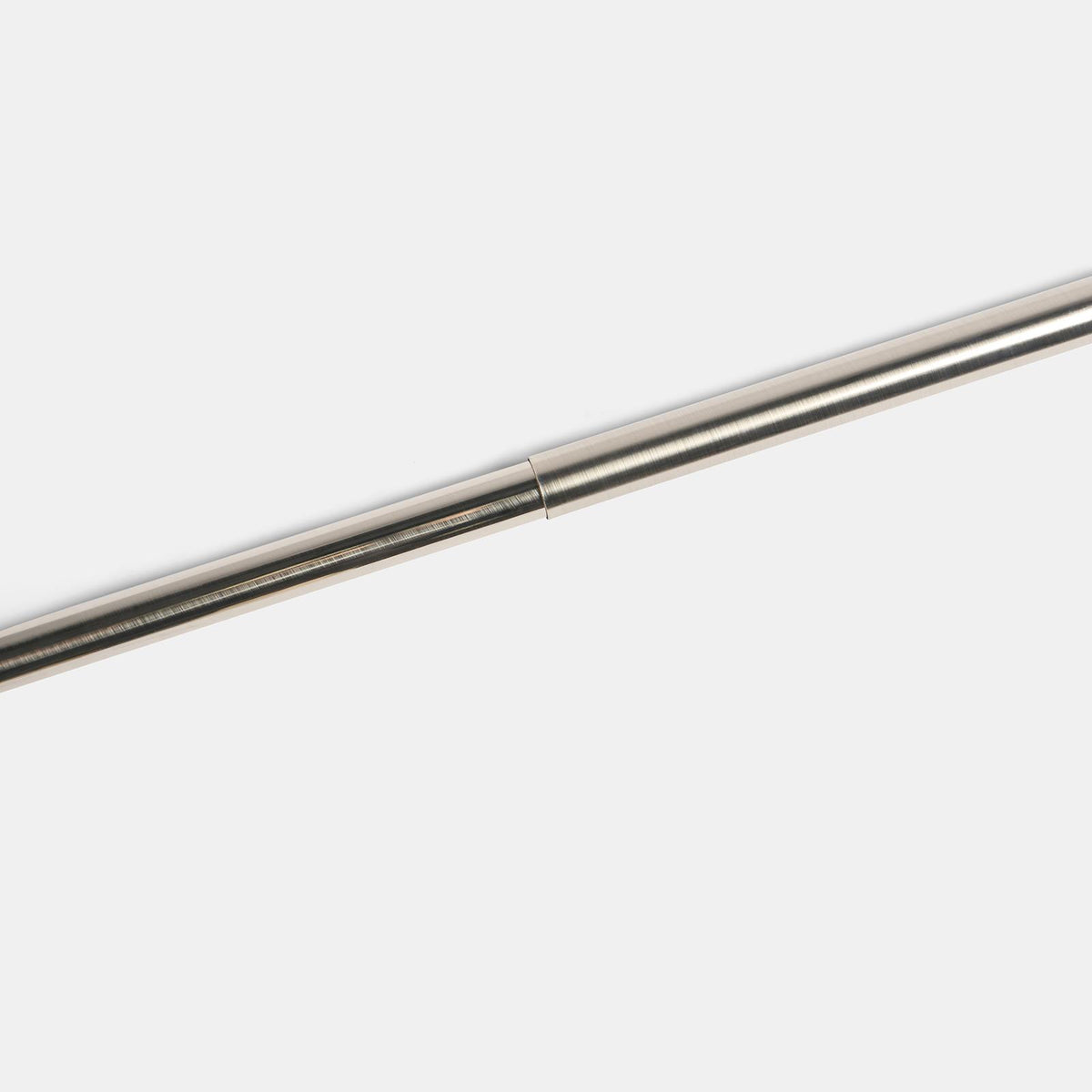 OHS 120-200cm Curtain Pole Extendable Metal 28mm Ball Trumpet Twist Finnials