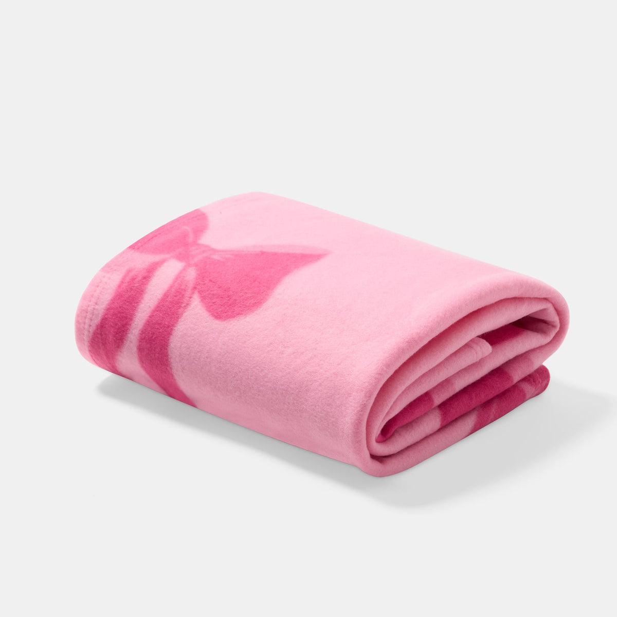 OHS Bows Throw Blanket Soft Polar Fleece Winter Thermal Bedspread Home Decor