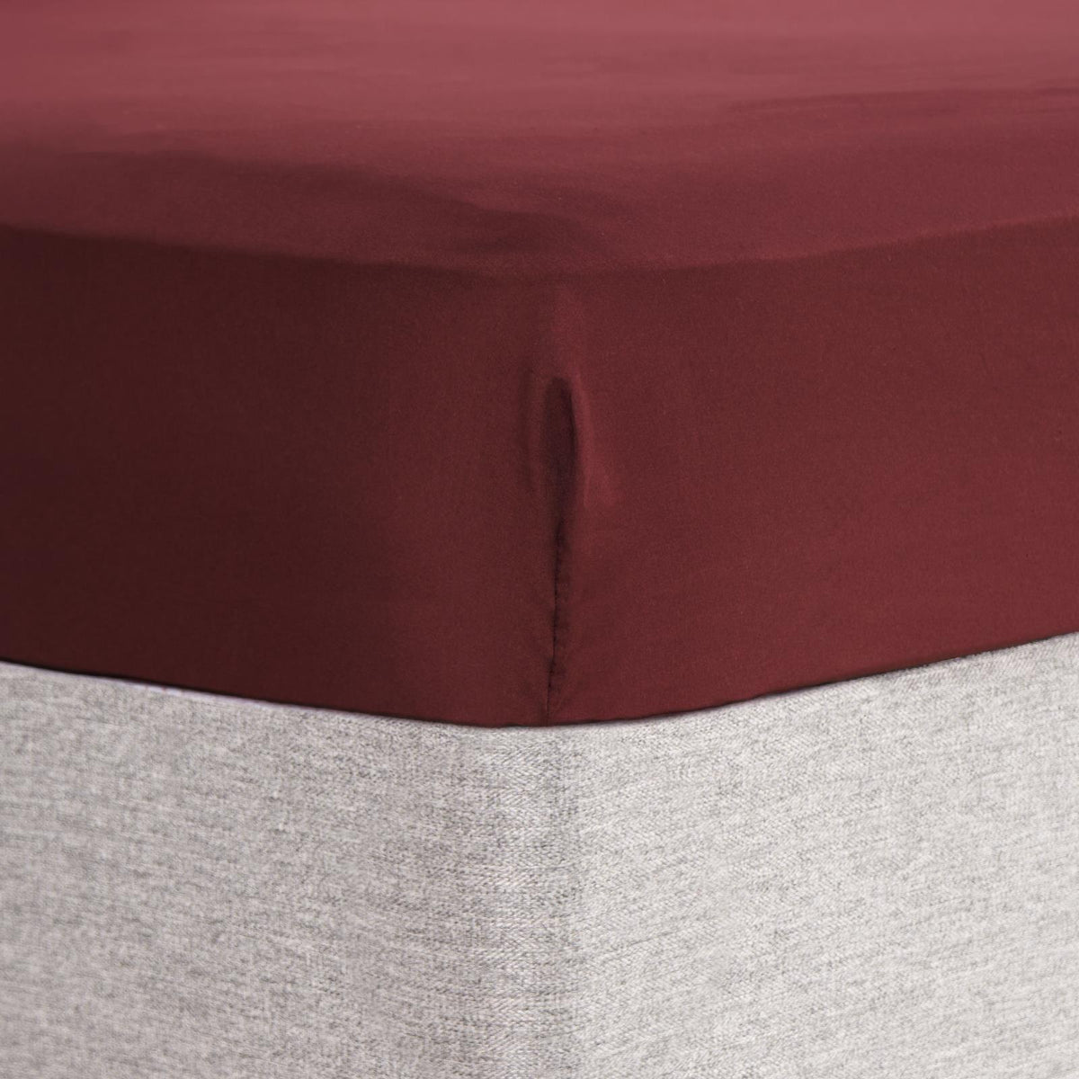 OHS Plain Duvet Cover & Pillowcase Reversible Bedding Set OR Fitted Sheet