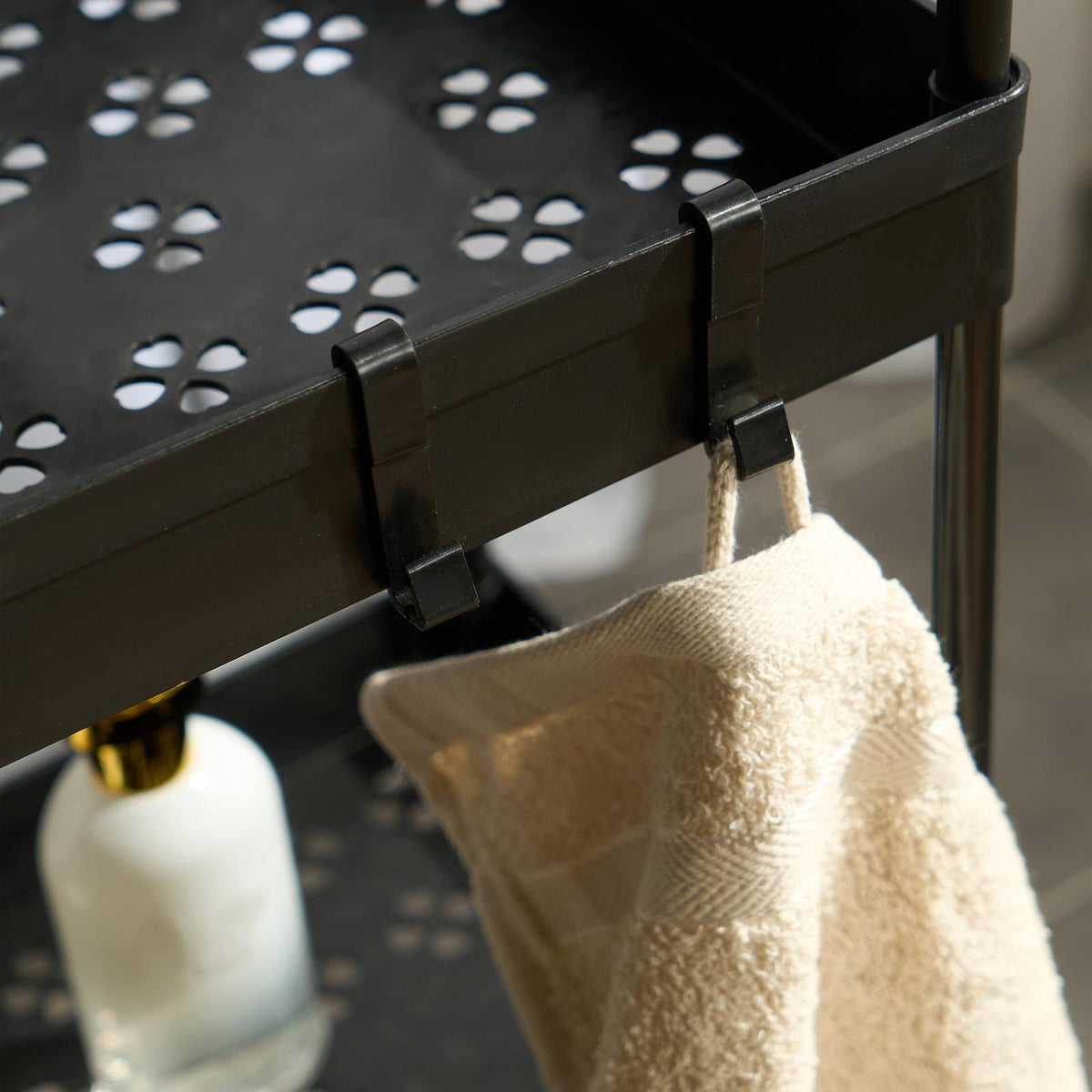 OHS Trolley Cart 3 Tier Roll Bathroom Storage Portable Kitchen Home Organiser