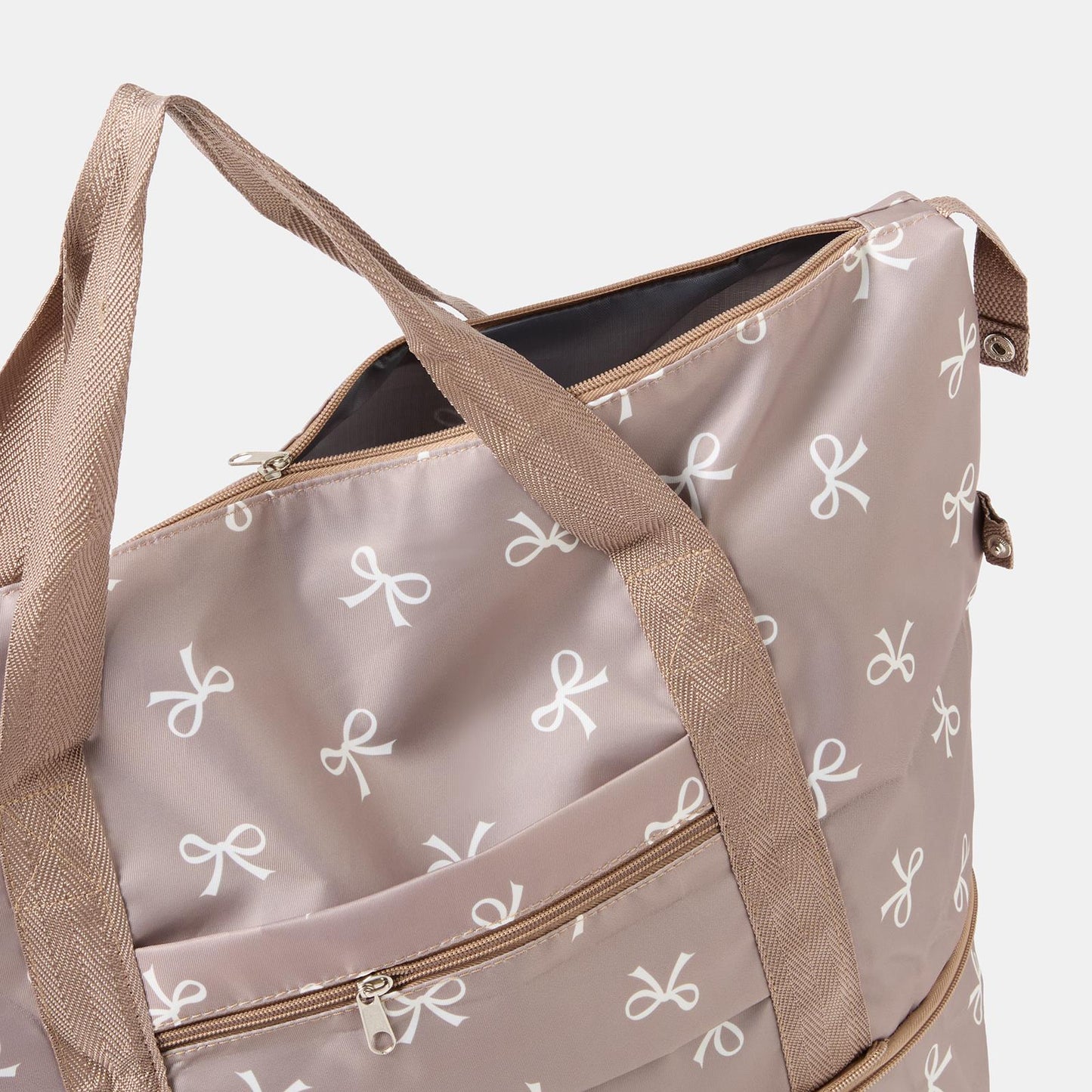 OHS Bows Weekend Travel Bag Expandable Shoe Compartment Cabin Duffle