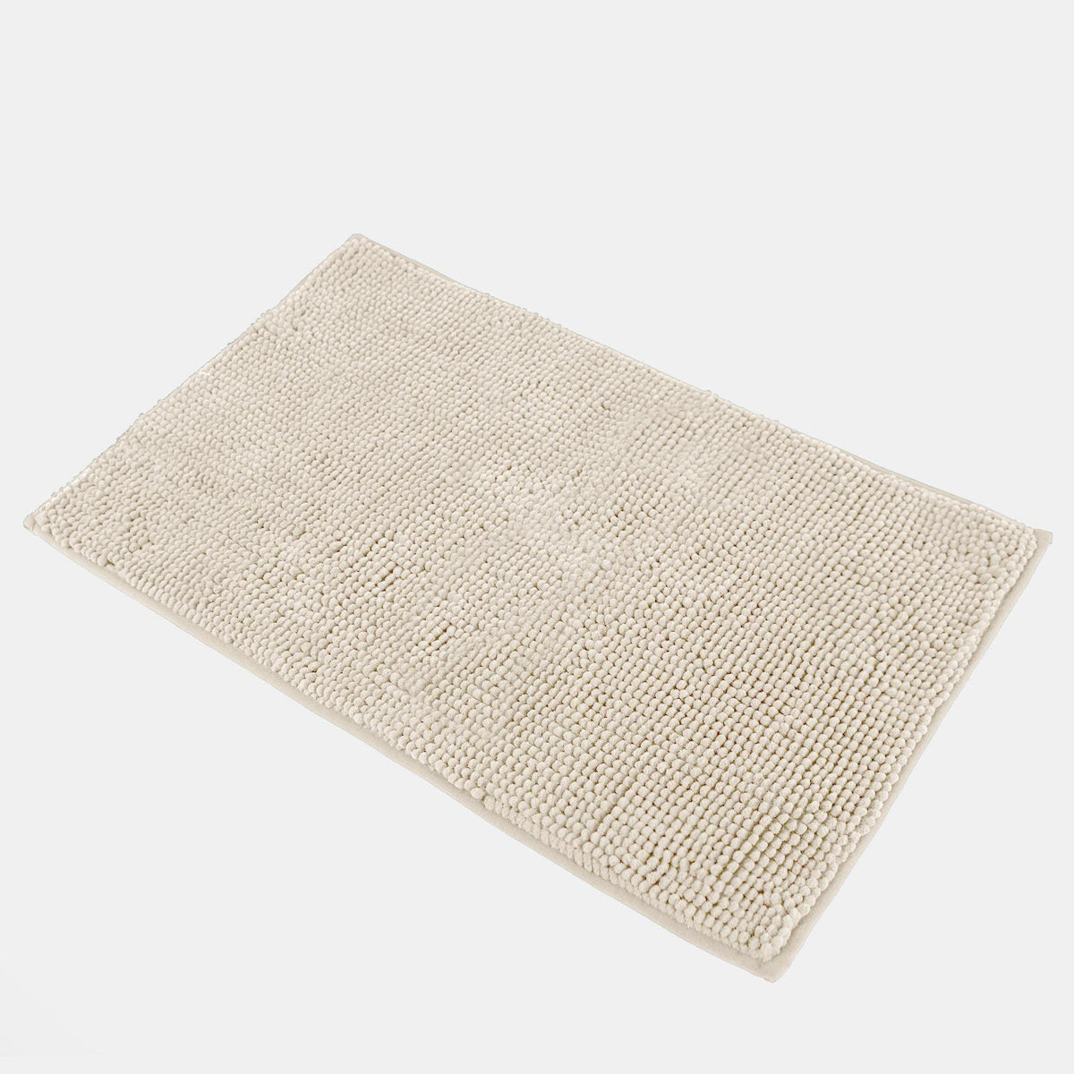 Brentfords Noodle Bath Mat Non Slip Shower Soft Highly Absorbent Chenille Shaggy