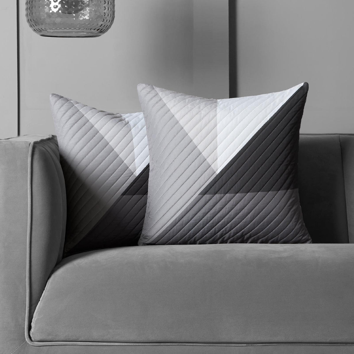 Geometric Cushion Covers Pinsonic Pack of 2/4 Case Filled Pad 18" x 18" Home Set