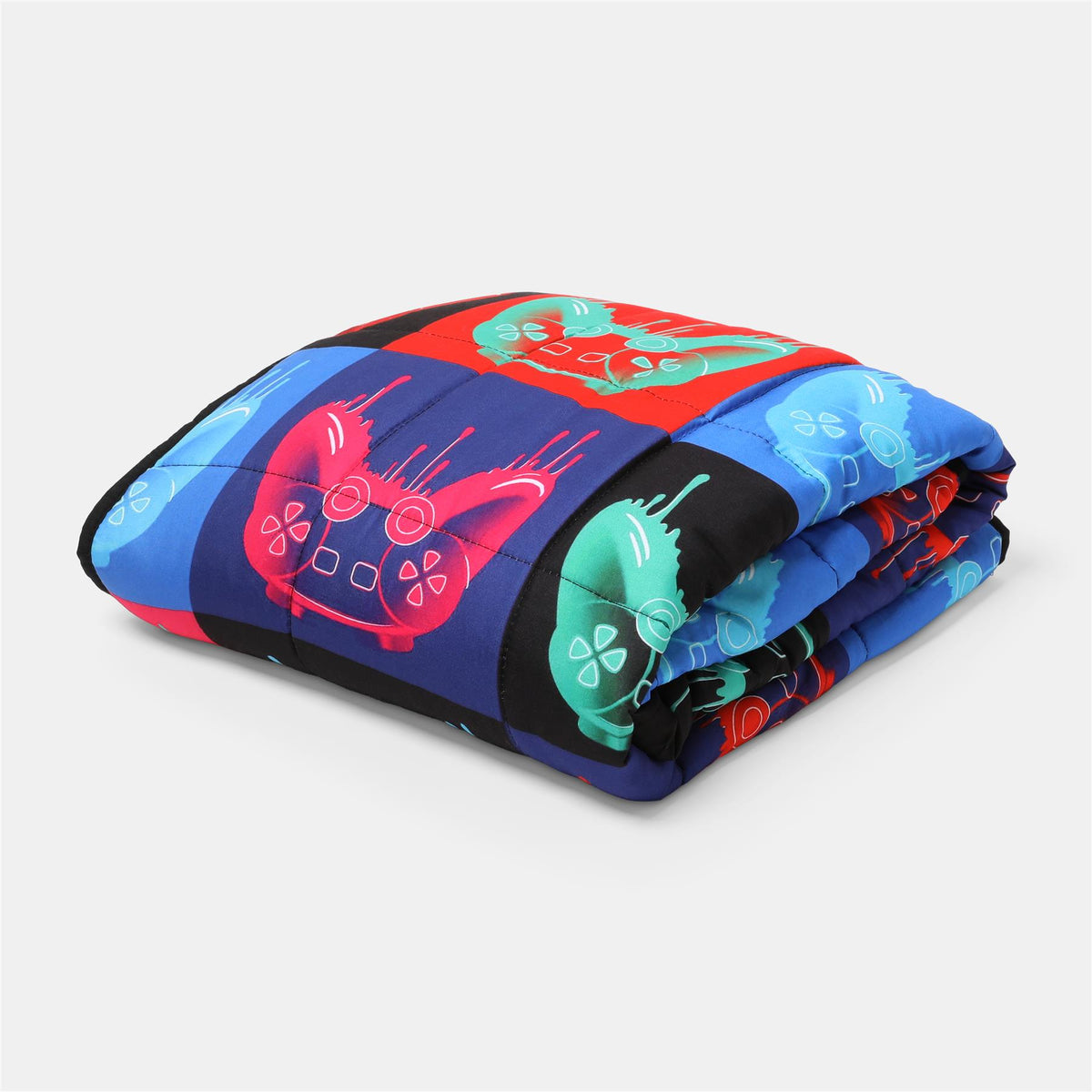 OHS Kids Teddy Fleece Weighted Blanket Printed Sleep Therapy Anxiety Throw