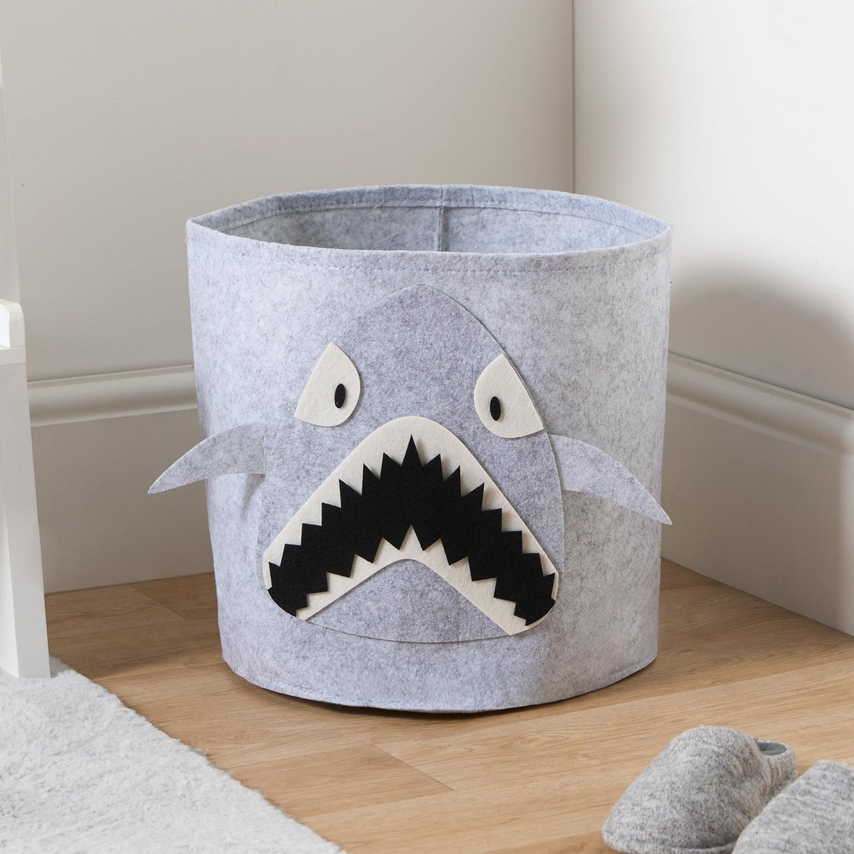 Storage Basket Toy Clothes Felt Shoe Kids Organiser Animal Space Saving Hamper