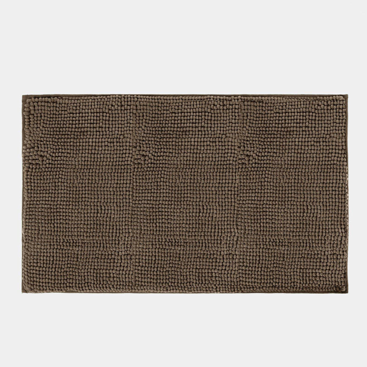 Brentfords Noodle Bath Mat Non Slip Shower Soft Highly Absorbent Chenille Shaggy