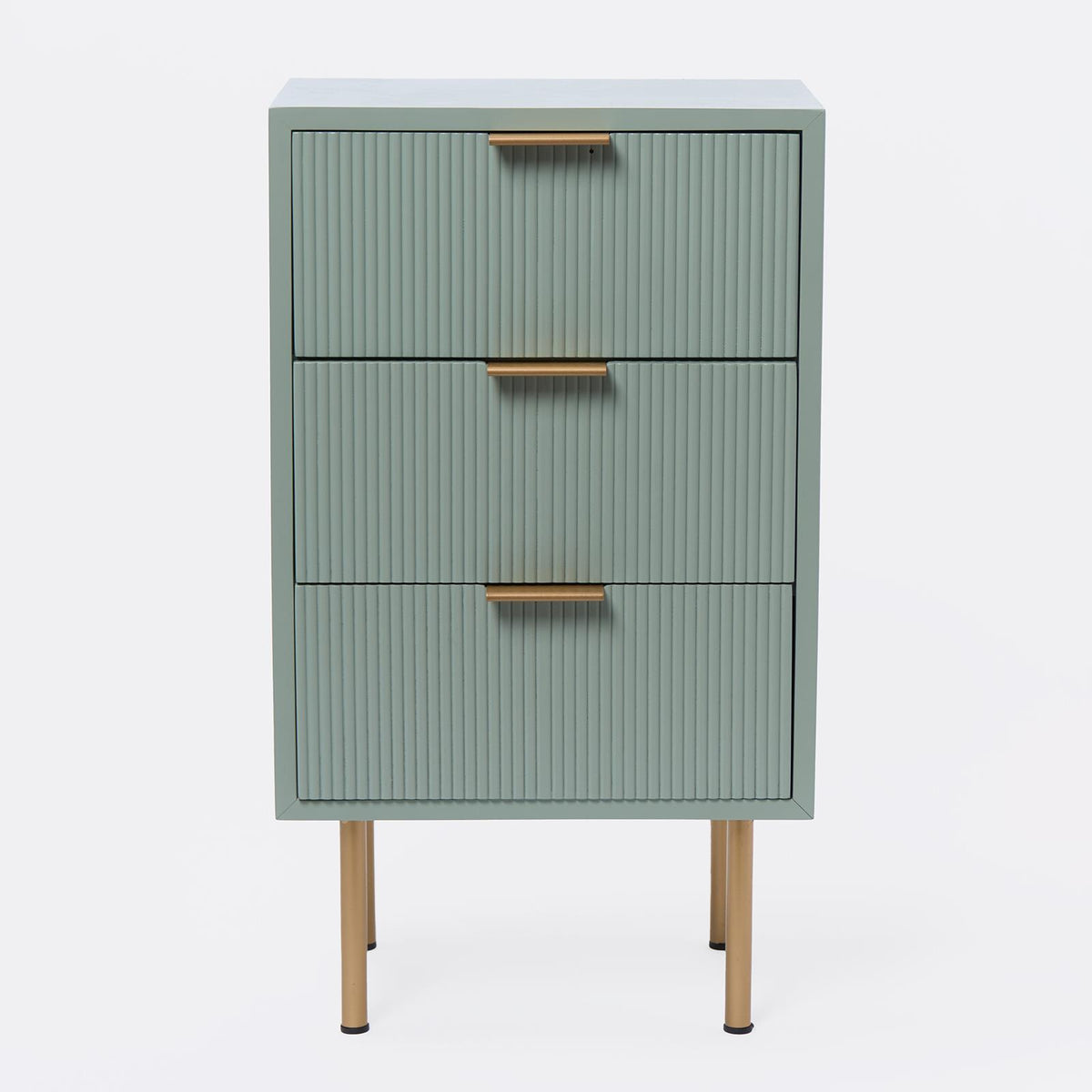 OHS Ribbed Drawer Unit Bedside Table 3/4/5/6 Draw Cabinet Nightstand Sideboard