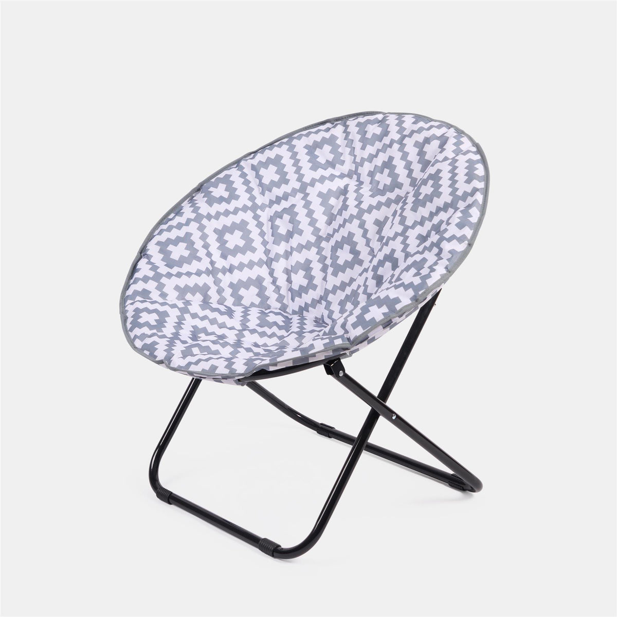 OHS Moon Camping Chair Round Folding Outdoor Garden Portable Seat