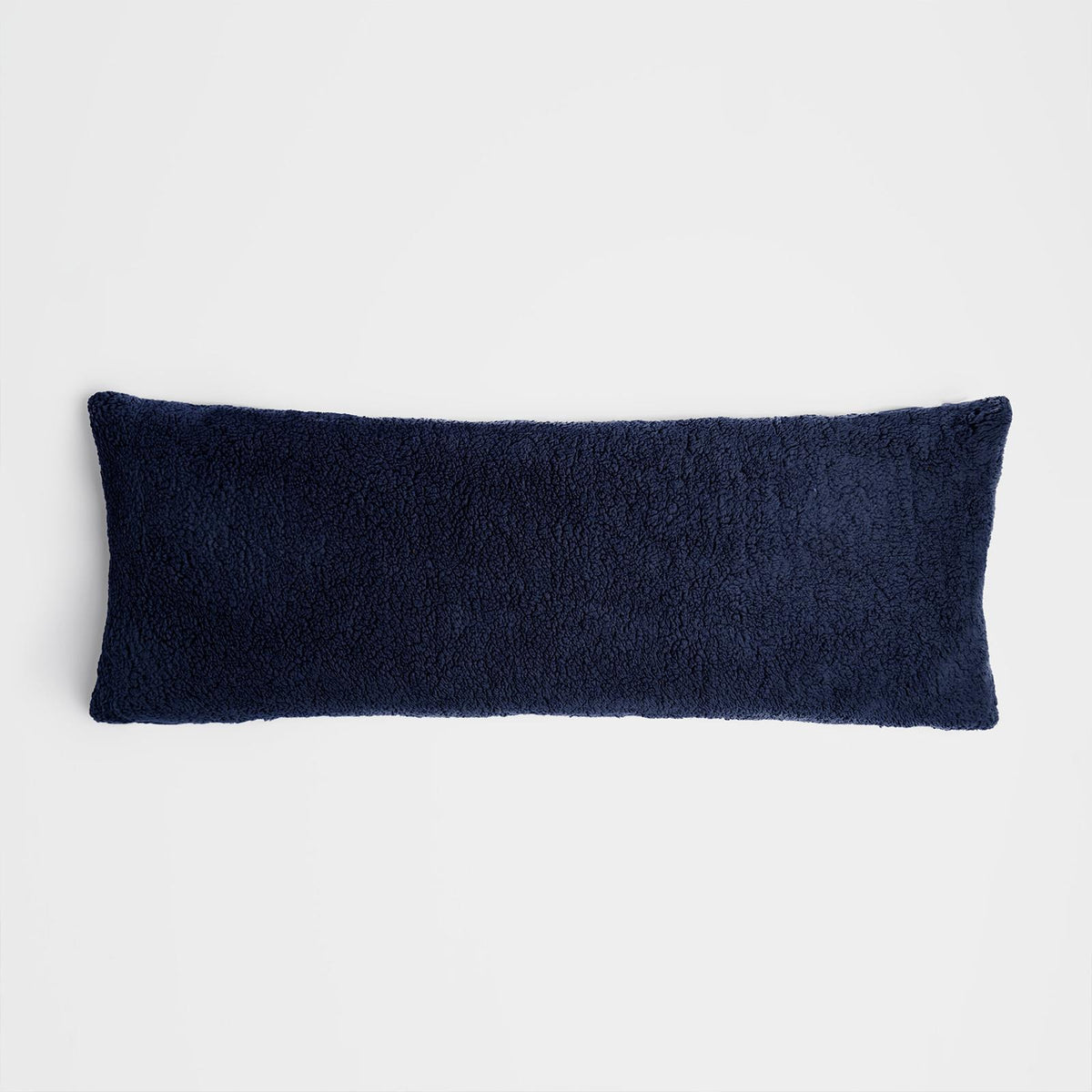 OHS Long Bolster Pillow Teddy Fleece Body Neck Pregnancy Support Cushion