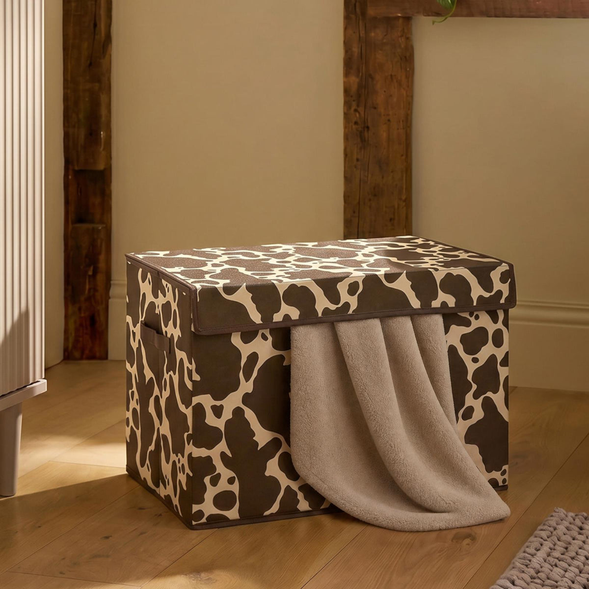 OHS Print Storage Box Large Folding Collaspsible Space Saving Organiser with Lid