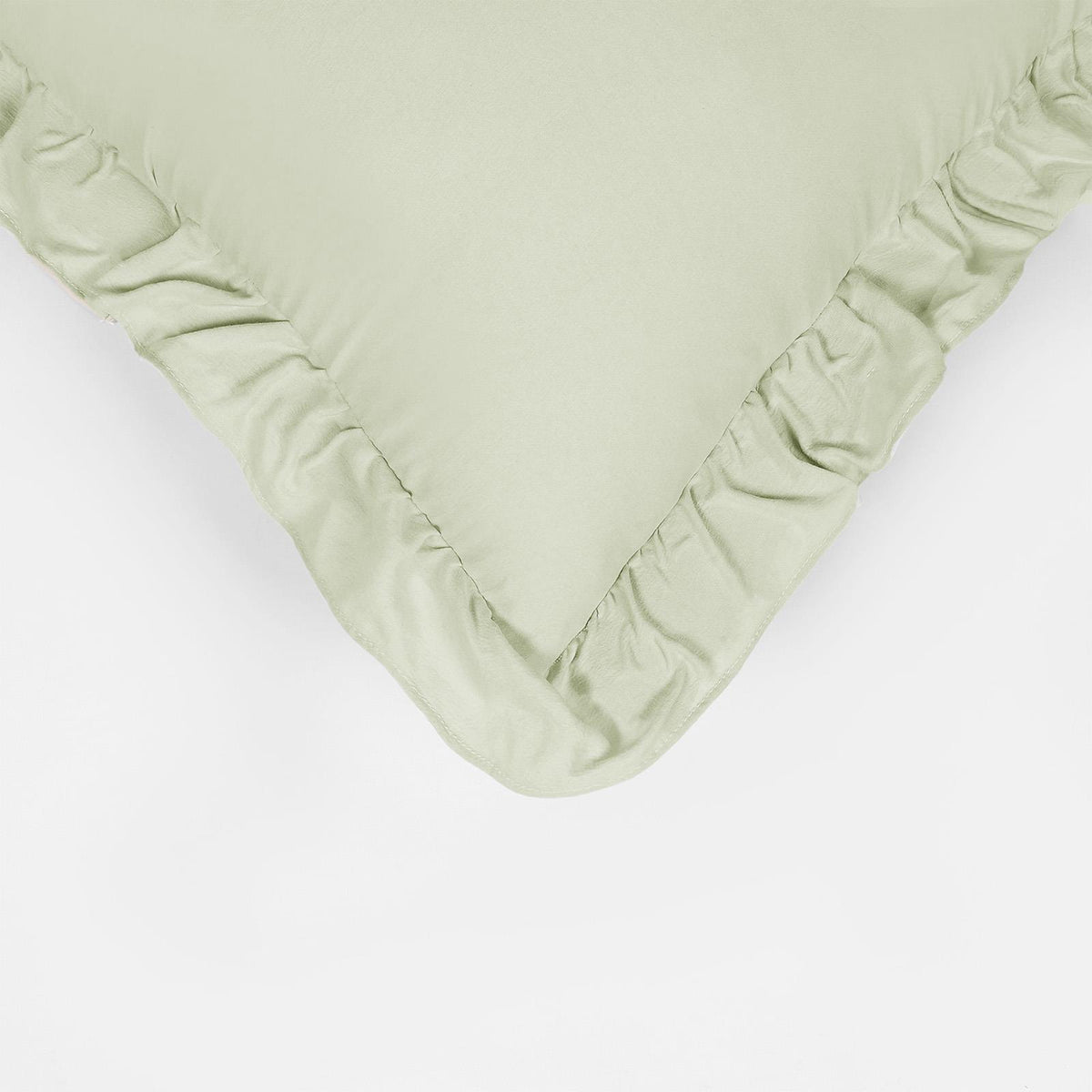 OHS Frill Cushion Covers Faux Linen Soft Square Pillowcases Home Decor Multipack