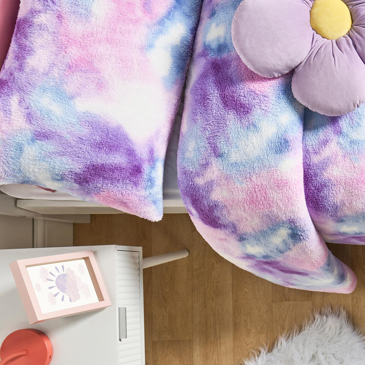 OHS Coverless Duvet 10.5 TOG Teddy Fleece Pillowcase Bedding Set Double King