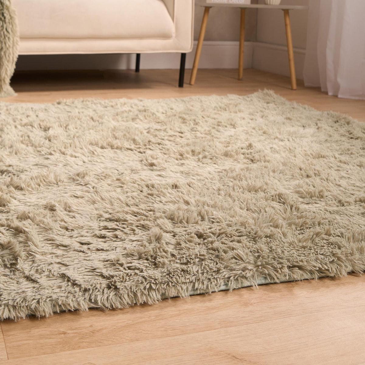 OHS Fluffy Rug Anti-Slip/Skid Shaggy Large Bedroom Non-Shed Floor Carpet Mat
