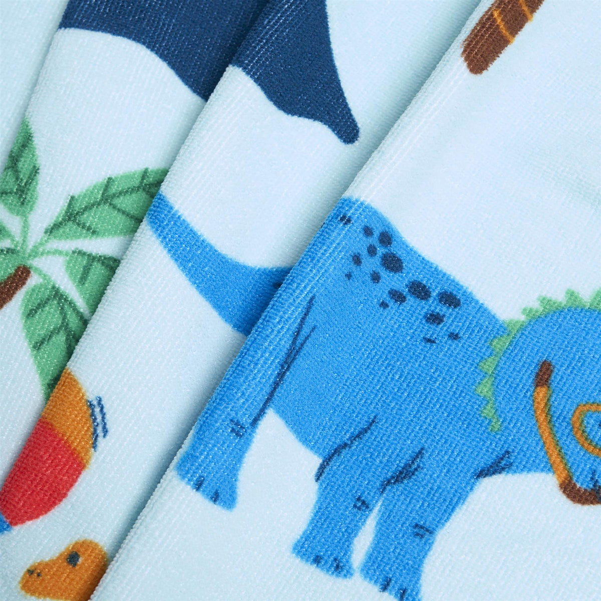 OHS Print Beach Towel Microfibre Quick Dry Bath Holiday Gym Travel Sport