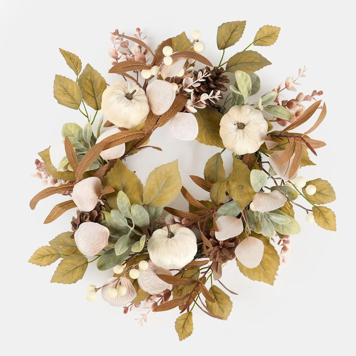 OHS Artificial Xmas Wreath Door Wall Home Party Table Decor Winter Spring