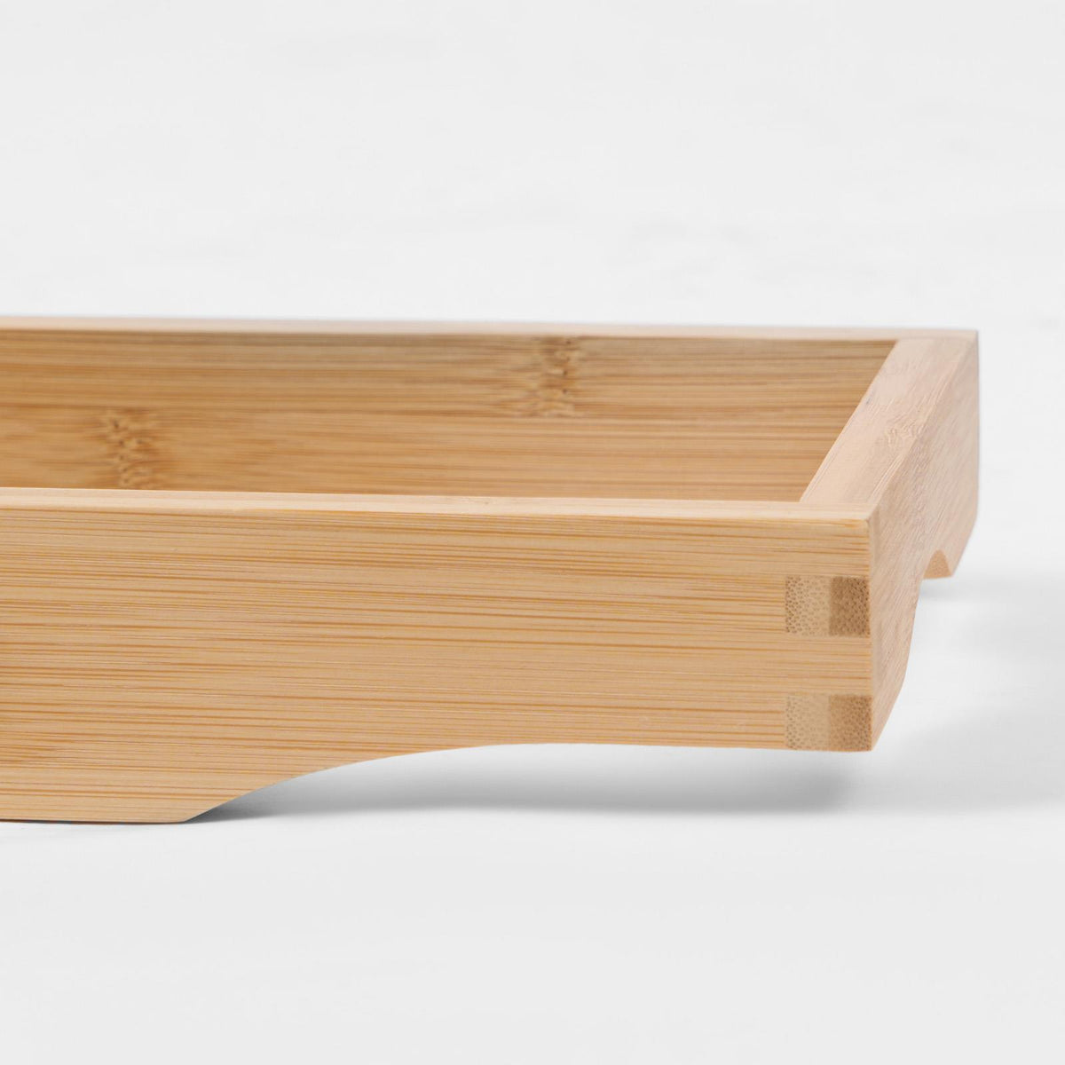 OHS Bamboo Bath Tub Rack Storage Bathroom Caddy Shelf Tray Soap Holder Tidy Unit
