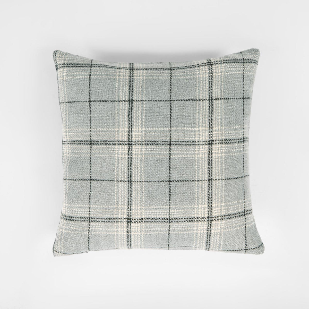 OHS Woven Check Cushion Covers 2 Pack Cases Luxury Home Decor