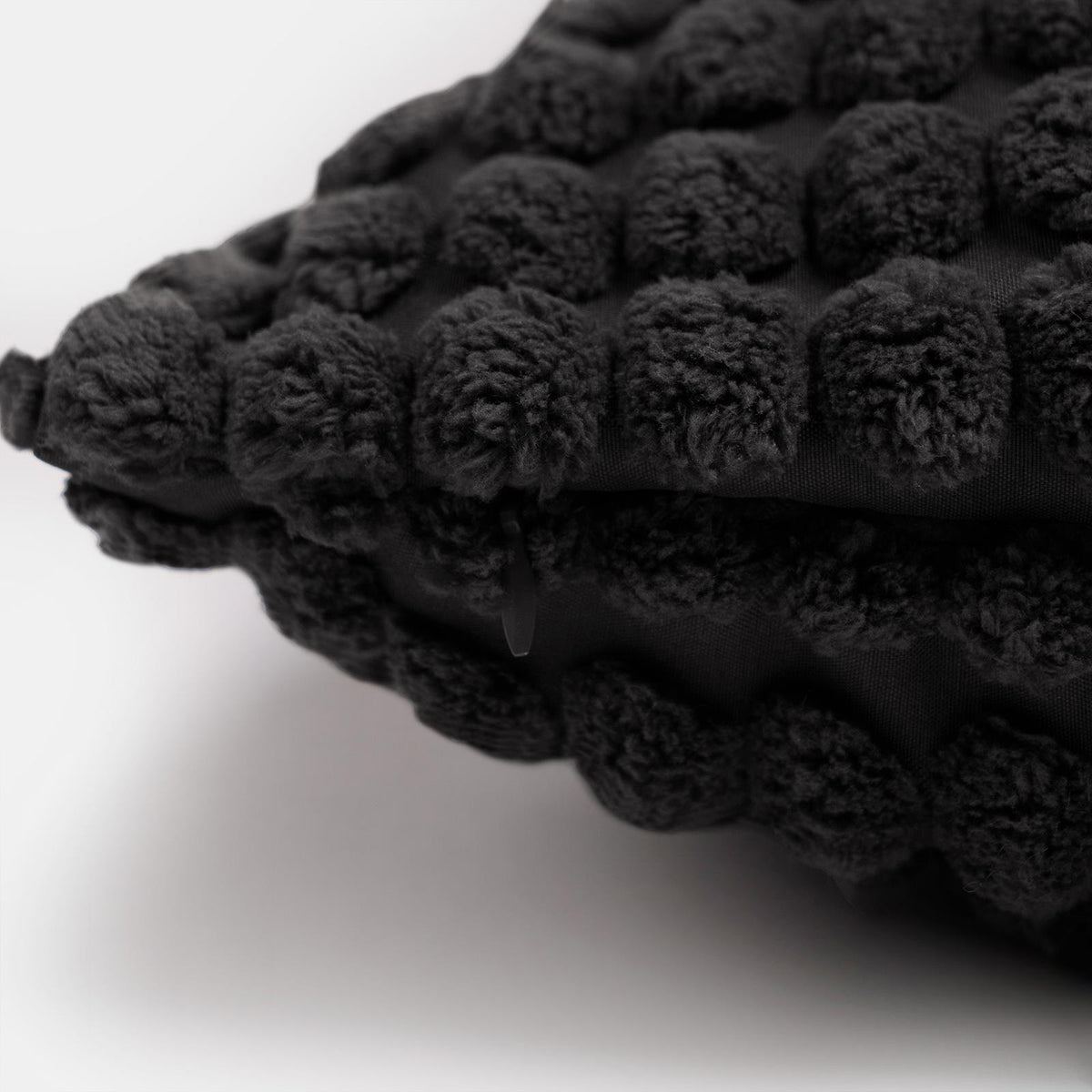 OHS Bobble Cushion Covers Soft Fleece Square Pillowcases Winter Home Decor