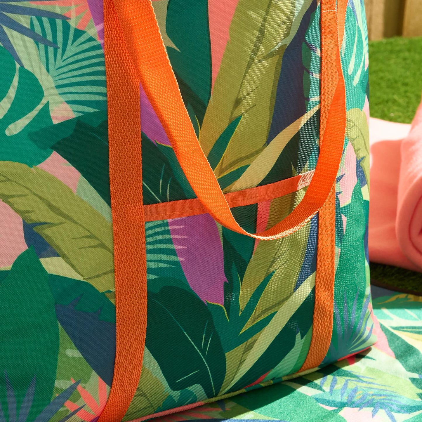 OHS Print Cool Bag Large Reusable Insulated Picnic Tote Bags Handbags for Food