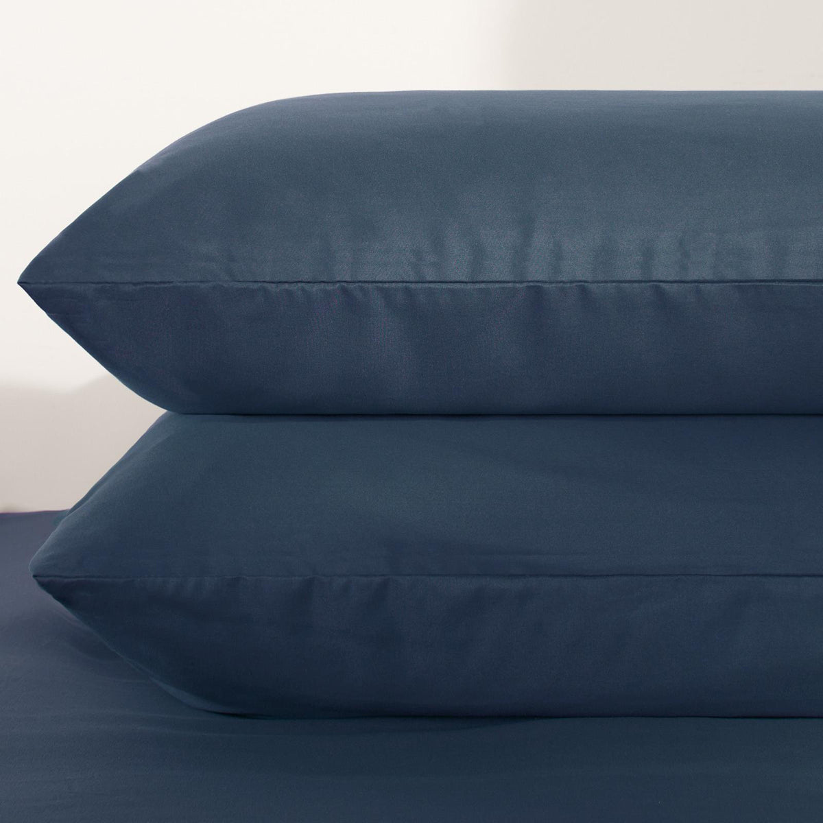 OHS Plain Duvet Cover & Pillowcase Reversible Bedding Set OR Fitted Sheet