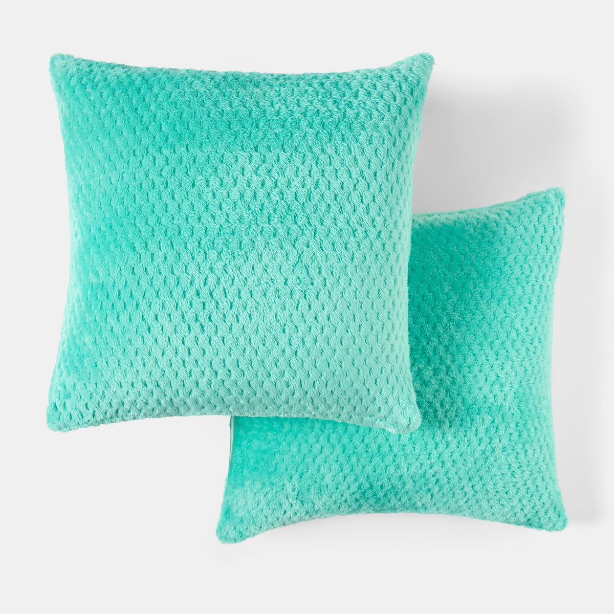 OHS Waffle Fleece Cushion Covers 2/4 Pack Soft Filler Decor