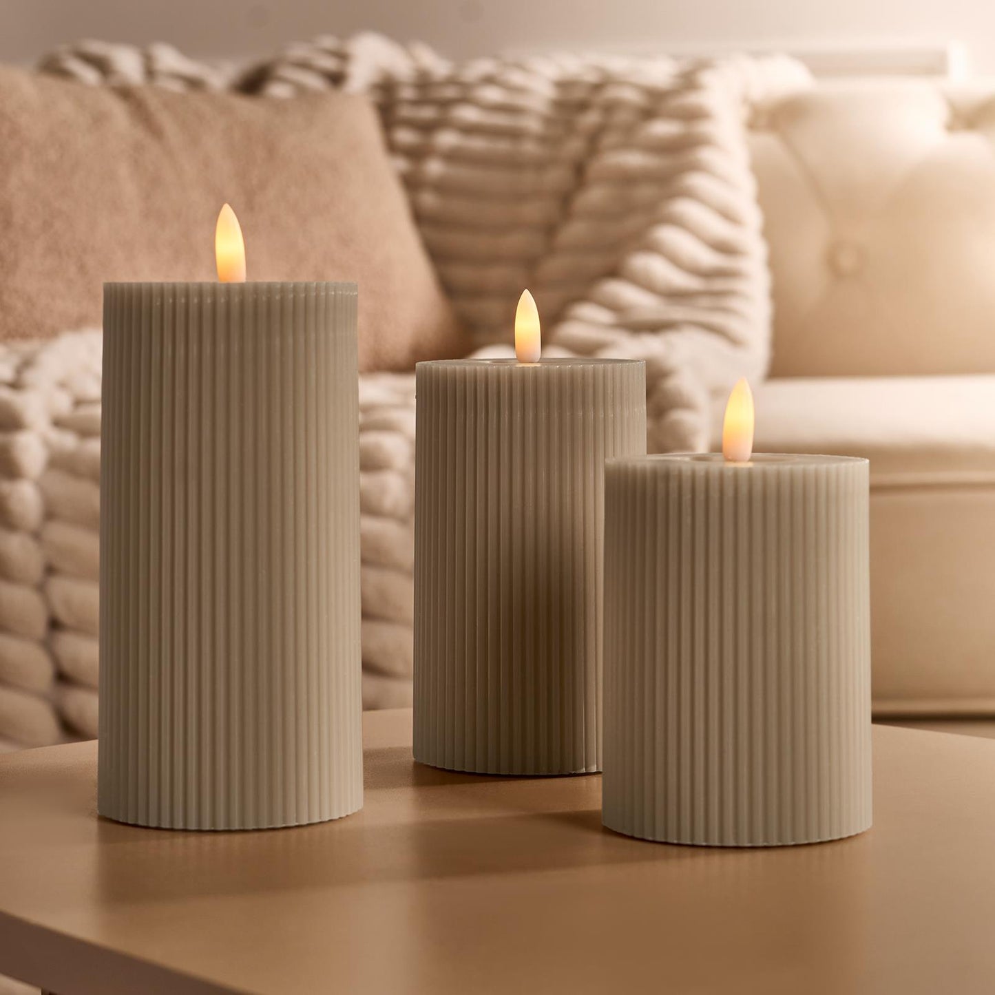 OHS Flameless LED Candle Set Realistic Candle Decorative Lights Party Home