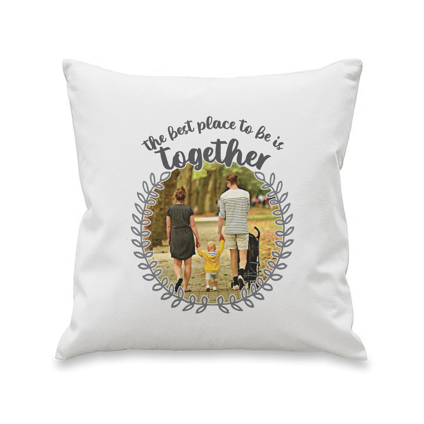 Personalised Better Together Photo Upload Cushion