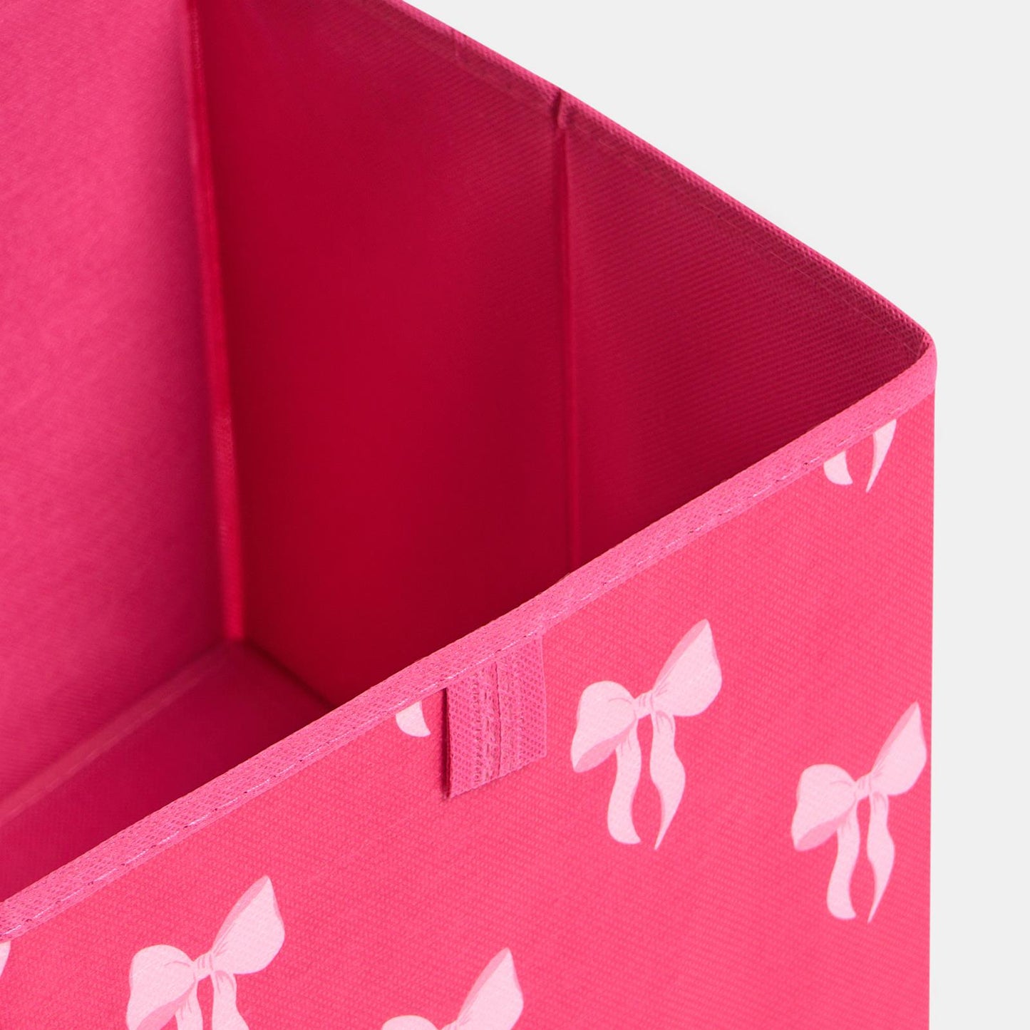 OHS Bows Storage Box Cube Folding Multipack Space Saving Shoe Toy Organiser