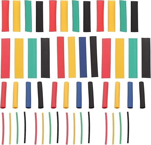 164 Pcs Heat Shrink Tubing kit, Electric Insulation Heat Shrink Wrap Cable Sleeve,5 Colors in 8 Sizes (164 pcs)