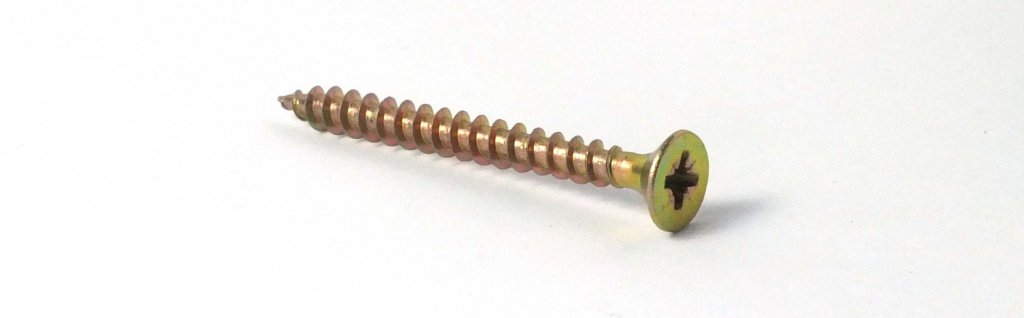ForgeFix Multi-Purpose Single Thread Screws | 3.5 x 40mm | Zinc | Box 200