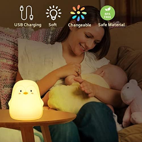 ZKLiLi Cat Night Light for Kids,Cute Night Lamp for Nursery,Squishy Silicone Touch Lights Portable, Gift for Birthday and Christmas for Kids Baby Children (Battery Cat)