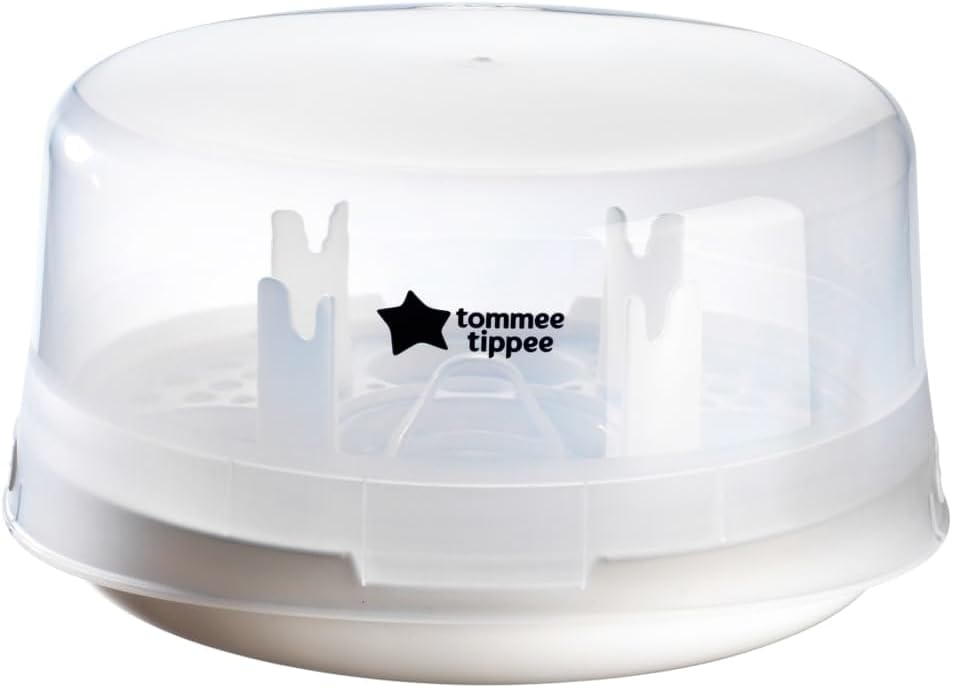 Tommee Tippee Microwave Steam Baby Bottle Steriliser 4-Minute Cycle