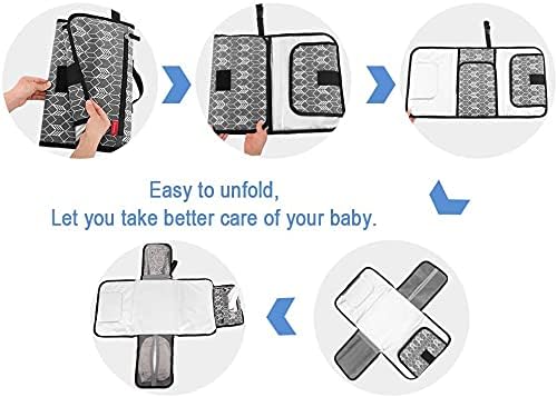 Lekebaby Portable Nappy Changing Mat Travel Baby Change Mat
