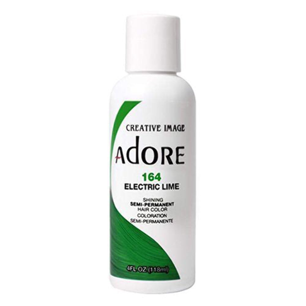 Adore Shining Semi Permanent Hair Colour 121 Jet Black – Vibrant Black Hair Dye, Vegan & Cruelty-Free, Ammonia, Peroxide & Alcohol Free
