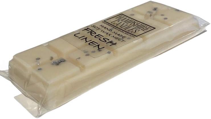 Fresh Linen Wax Melts | Strong Scented | Natural Soy Wax | Handmade Snap Bar (2 Bars)